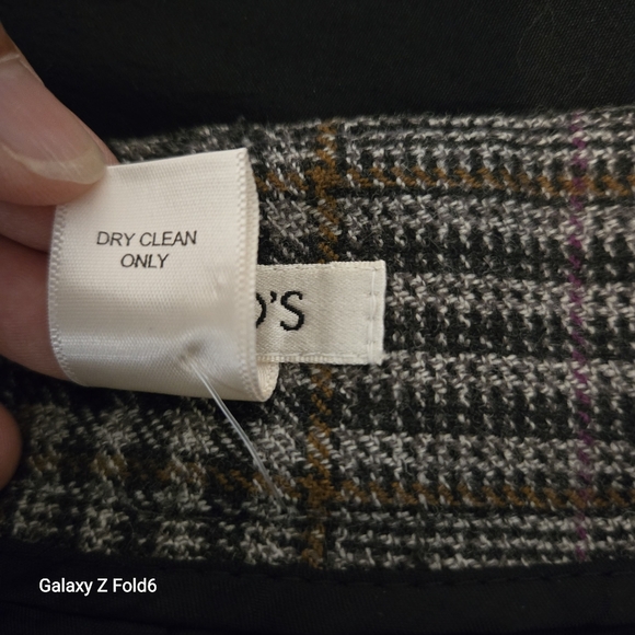 Harold’s Women’s‎ Wool Plaid Pants Size 12 NWT Contemporary Fit Alex Flawed - Picture 5 of 10